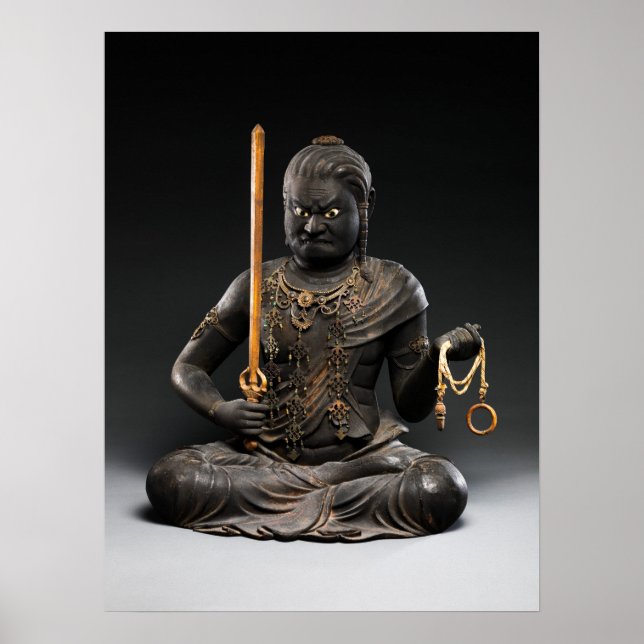 Affiche Le Roi de la Sagesse Immobilière, Fudo Myoo par Ka (Devant)