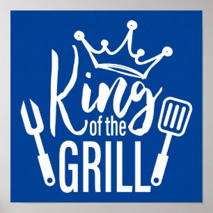 Affiche Le roi de la typographie grill