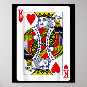 Affiche Le Roi des Coeurs d'origine (roi suicide)