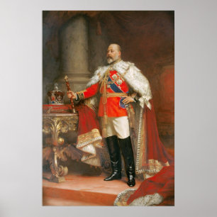 Affiche Le roi Édouard VII