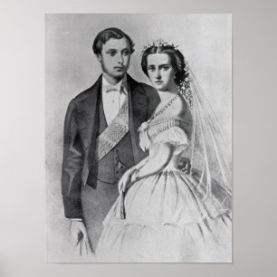 Affiche Le roi Edward et la reine Alexandra