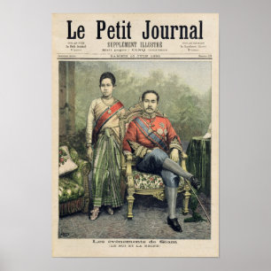 Affiche Le roi et la reine du Siam