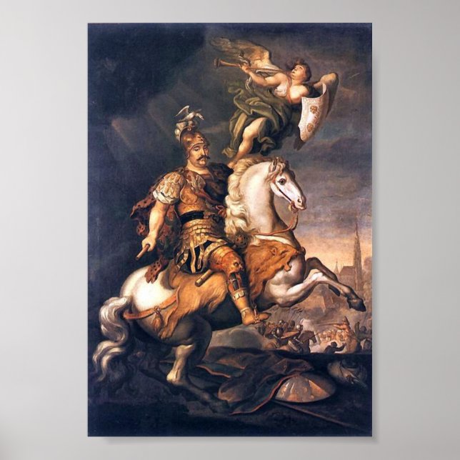 Affiche Le roi Jean III Sobieski, bataille de Vienne (Devant)