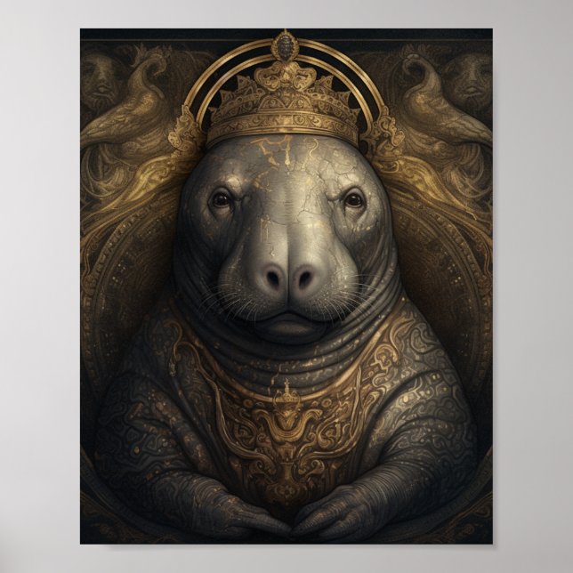 Affiche Le roi Manatee (Devant)