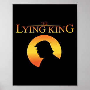 Affiche Le roi menteur 8647 résiste au président Trump Hap