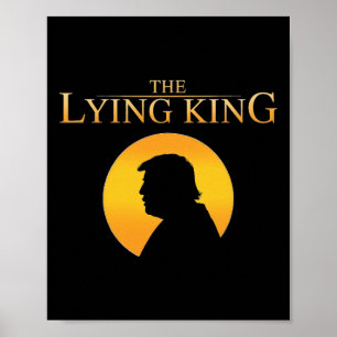 Affiche Le roi menteur 8647 Résistez au président Trump Jo