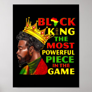 Affiche Le Roi Noir La Pièce La Plus Puissante JunetDix Af