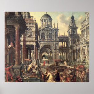 Affiche Le Roi Solomon et la reine de Sheba