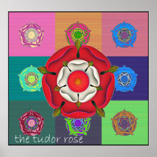 Affiche Le Rose Pop Art Tudor