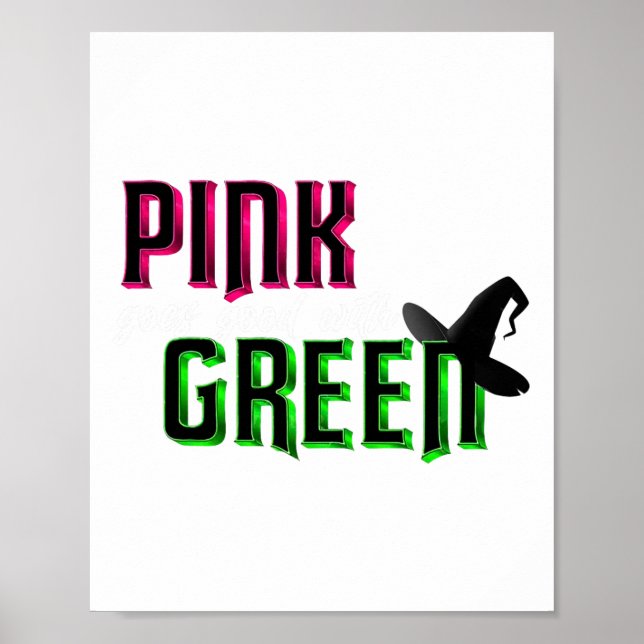 Affiche Le rose Va Bien Avec Le Vert (Devant)