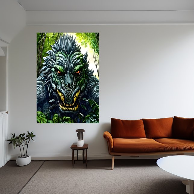 Affiche Le rythme des Imaginaires dans la forêt | AI Art P (Créateur téléchargé)