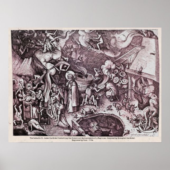 Affiche Le Sabbat - Saint Jacques et le Magicien (Devant)