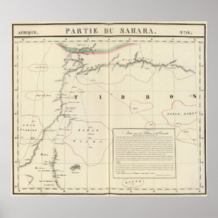 Affiche Le Sahara, Afrique 16
