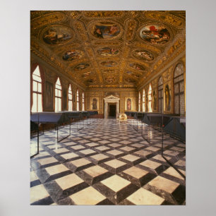 Affiche Le Sala Dorata, construit 1537-88 (photo)