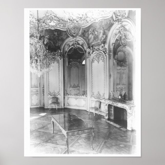 Affiche Le Salon ovale décoré avec l'histoire de (Devant)