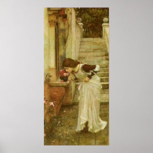Affiche Le Sanctuaire de John William Waterhouse