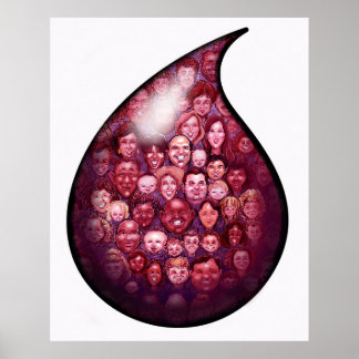 Affiche Le sang est la vie