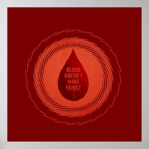 Affiche Le sang ne fait pas la famille
