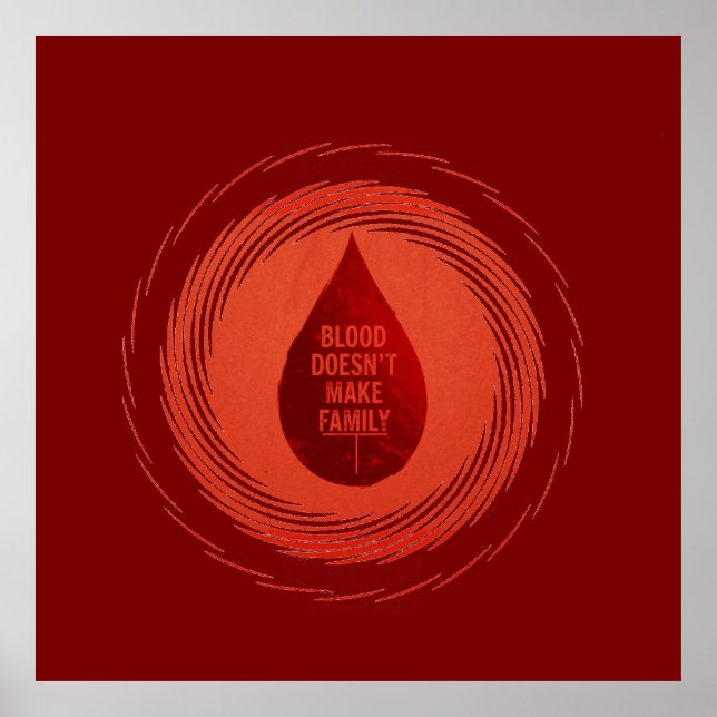 Affiche Le sang ne fait pas la famille (Devant)