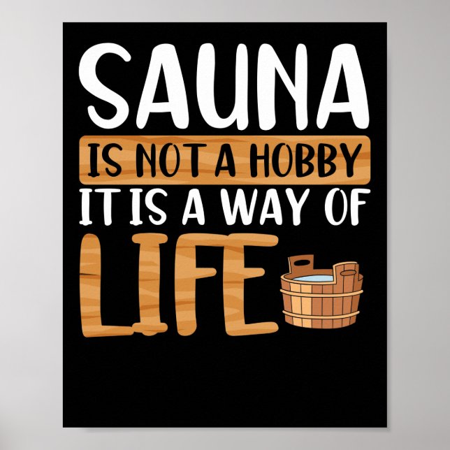Affiche Le sauna n'est pas un hobby (Devant)