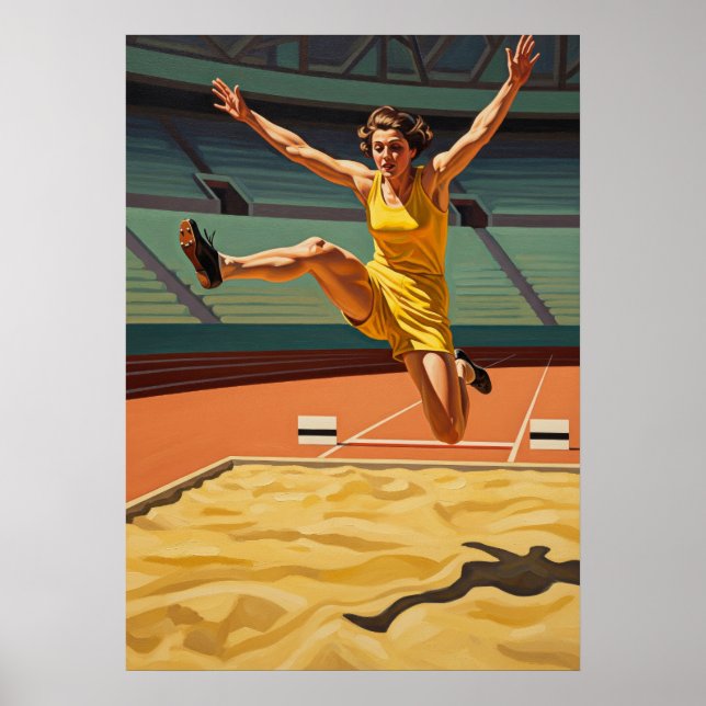 Affiche LE SAUT EN LONGUEUR (Le Long Jump) (Devant)