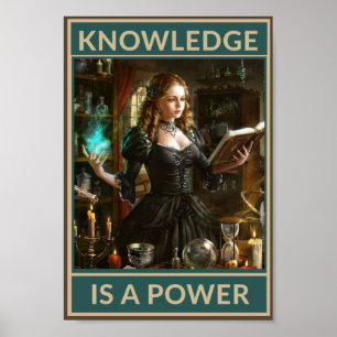 Affiche Le savoir est une puissance