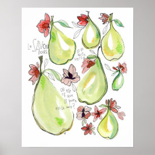 Affiche Le Savon Poire