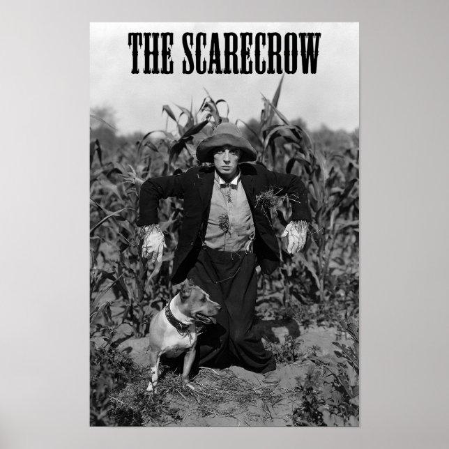 Affiche Le Scarecrow 1920 Film Classique (Devant)