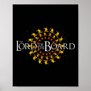 Affiche Le Seigneur de la Planche Cadeau Drôle de Ski Snow