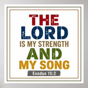 Affiche Le Seigneur est ma force et mon chant Clair