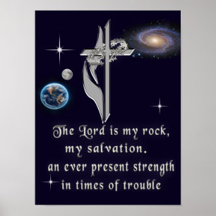 Affiche Le Seigneur est mon rocher