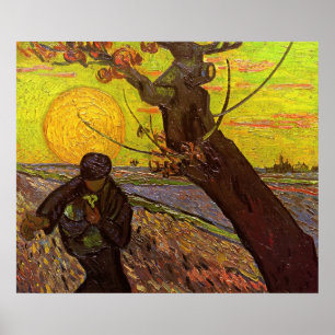 Affiche Le Semeur par Vincent van Gogh