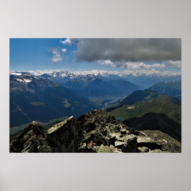 Affiche Le sentier de l'Unesco Aletsch (Devant)