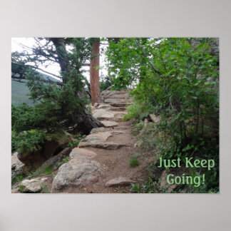 Affiche Le sentier est moins parcouru.