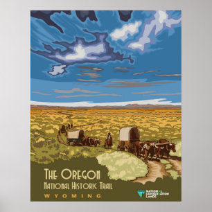 Affiche Le sentier historique de l'Oregon