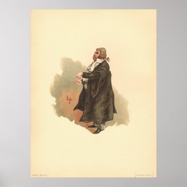 Affiche Le sergent Buzfuz par Kyd Dickens The Pickwick Pap (Devant)