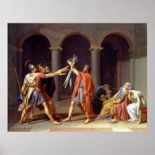 Affiche Le serment de l'Horatii, 1784