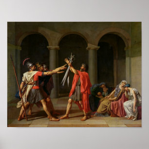 Affiche Le serment d'Horatii, 1784