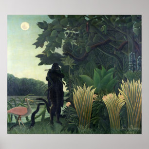 Affiche Le serpent charer, 1907