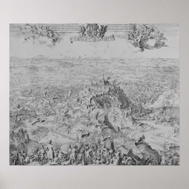 Affiche Le siège de Namur, 1695 (Devant)