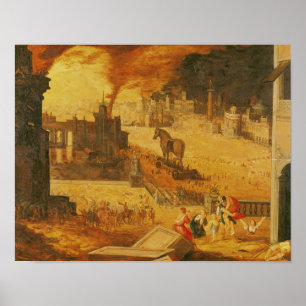 Affiche Le siège de Troie