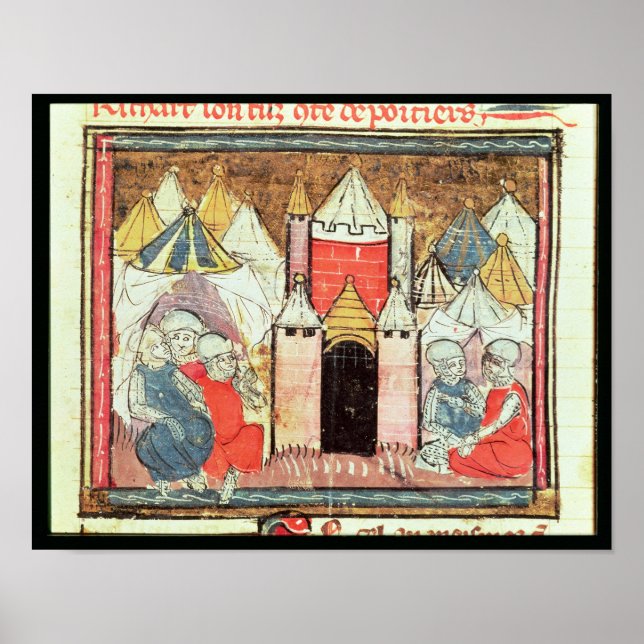 Affiche Le siège du château-Gaillard (Devant)