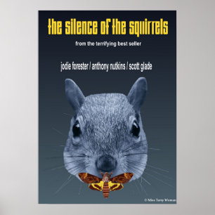 Affiche Le silence des écureuils - une parodie