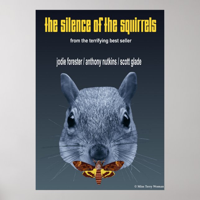 Affiche Le silence des écureuils - une parodie (Devant)