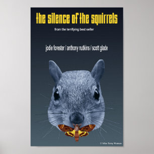 Affiche Le silence des écureuils - une parodie