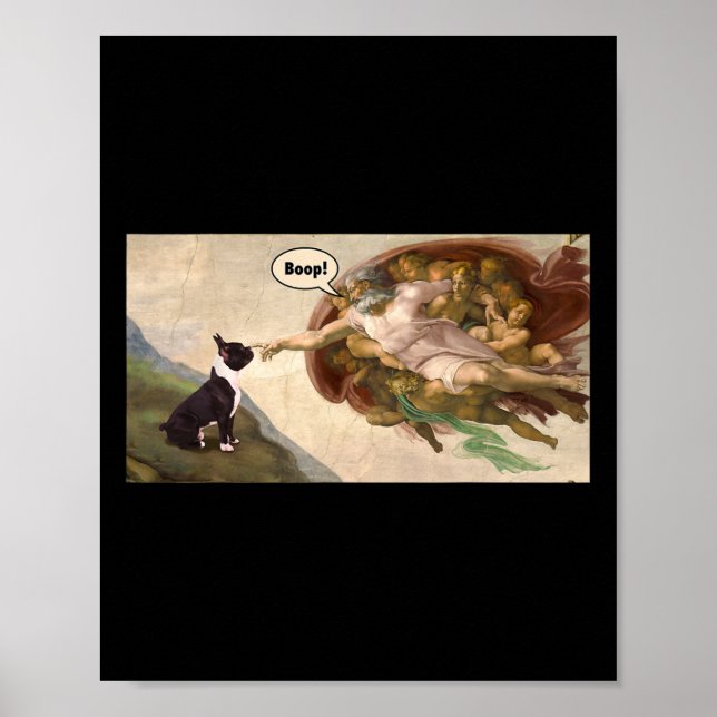 Affiche Le Snoot De French Bulldog Frenchie Bull Dog Meme (Devant)
