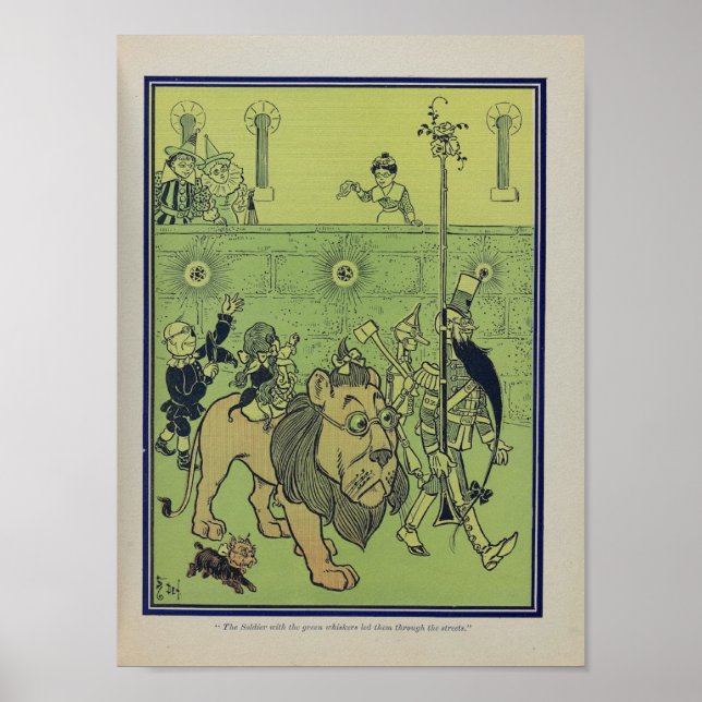 Affiche Le Soldat Avec la Moustache Verte les a menés  (Devant)