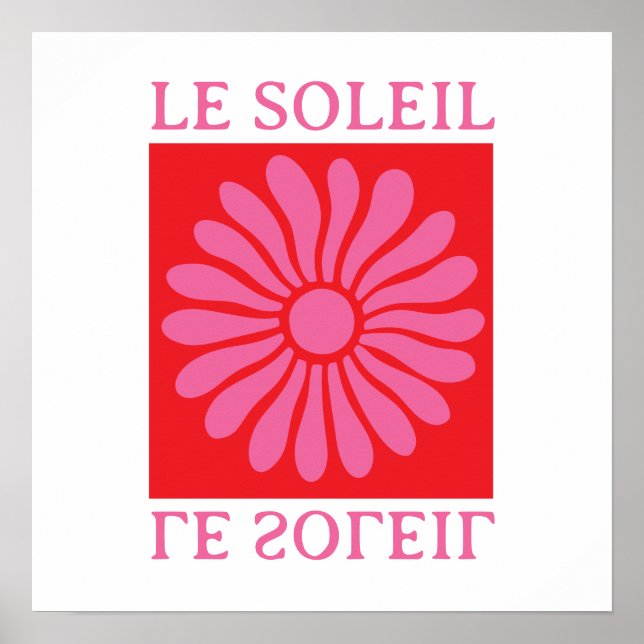 Affiche Le soleil (Devant)