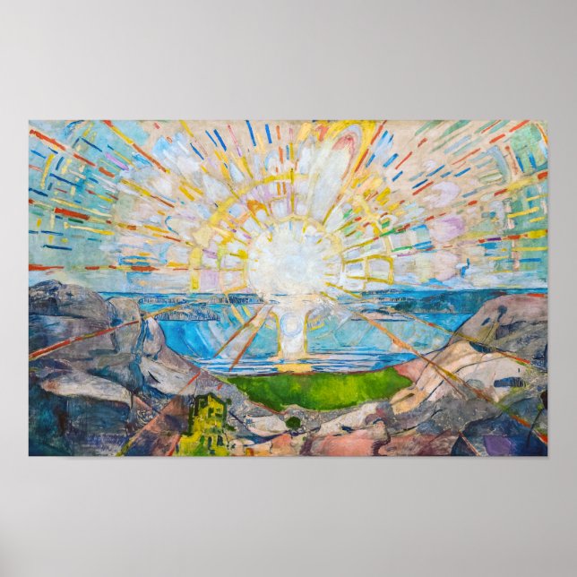 Affiche Le Soleil 1909 | Edvard Munch | (Devant)