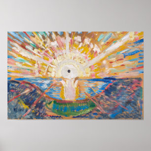 Affiche Le Soleil 1912   Edvard Munch  